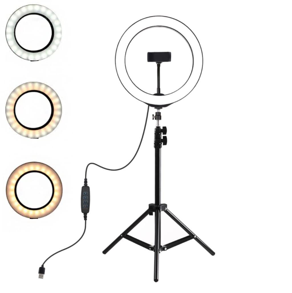 Point Kit Completo Anel de Luz LED Com Tripé