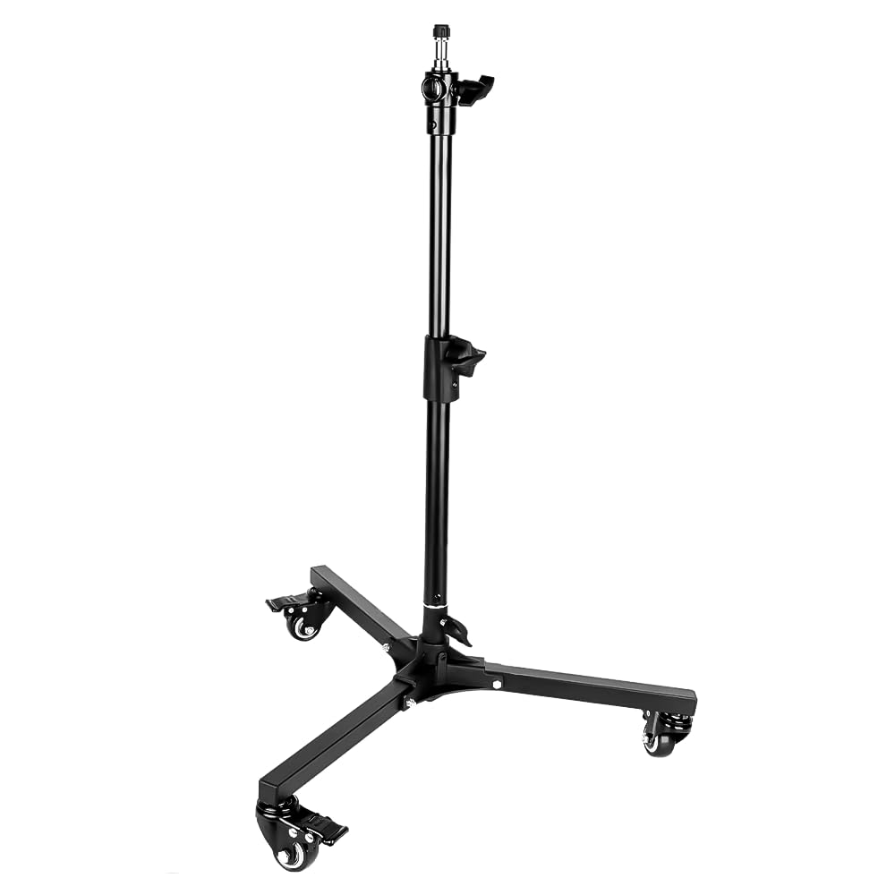 SOU FOTO Tripé com Rodízios Embutidos 70cm para Iluminação, Softbox, Ring Light e LED –