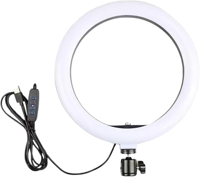 Anel Iluminador Ring Light LED Flexível Profissional Iluminação Perfeita para Fotos, Vídeos e Lives – Sem Tripé