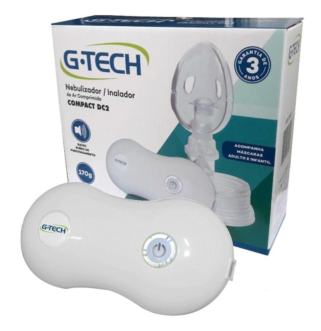Aparelho Nebulizador Inalador Portátil G.tech Adulto E Infantil
