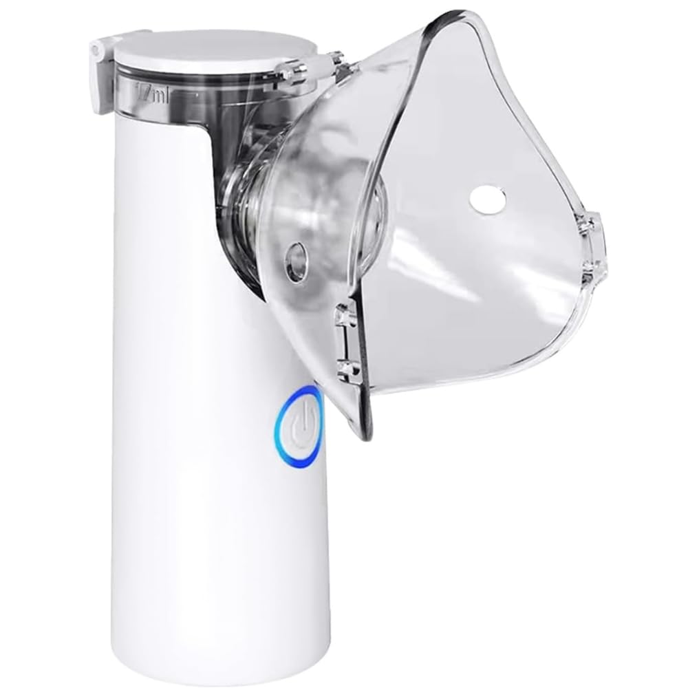 Inalador Portátil Nebulizador Sem Fio Carregamento Recarregavel USB Para Adultos Crianças Nevoa Fria Ultra Sonico Stok Certo Bolsa de Armazenamento