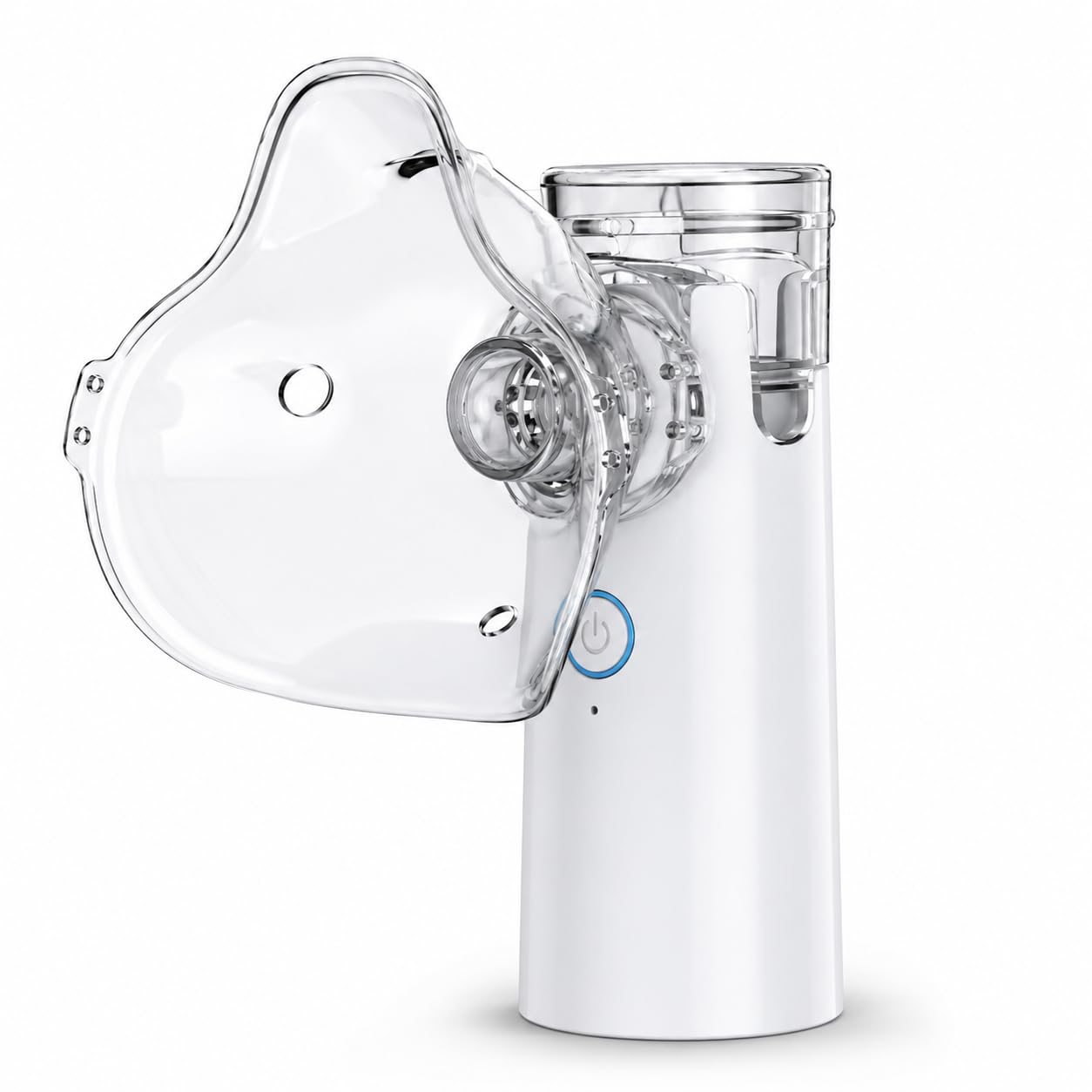 Mini Nebulizador Inalador Portátil Ultrassônico Sem Fio Silencioso Recarregável com duas Máscaras
