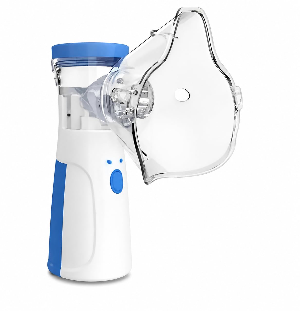 Inalador Portátil Ultrassônico Mesh USB | Nebulizador Silencioso Adulto e Infantil | Máscaras Inclusas | Compacto e Recarregável