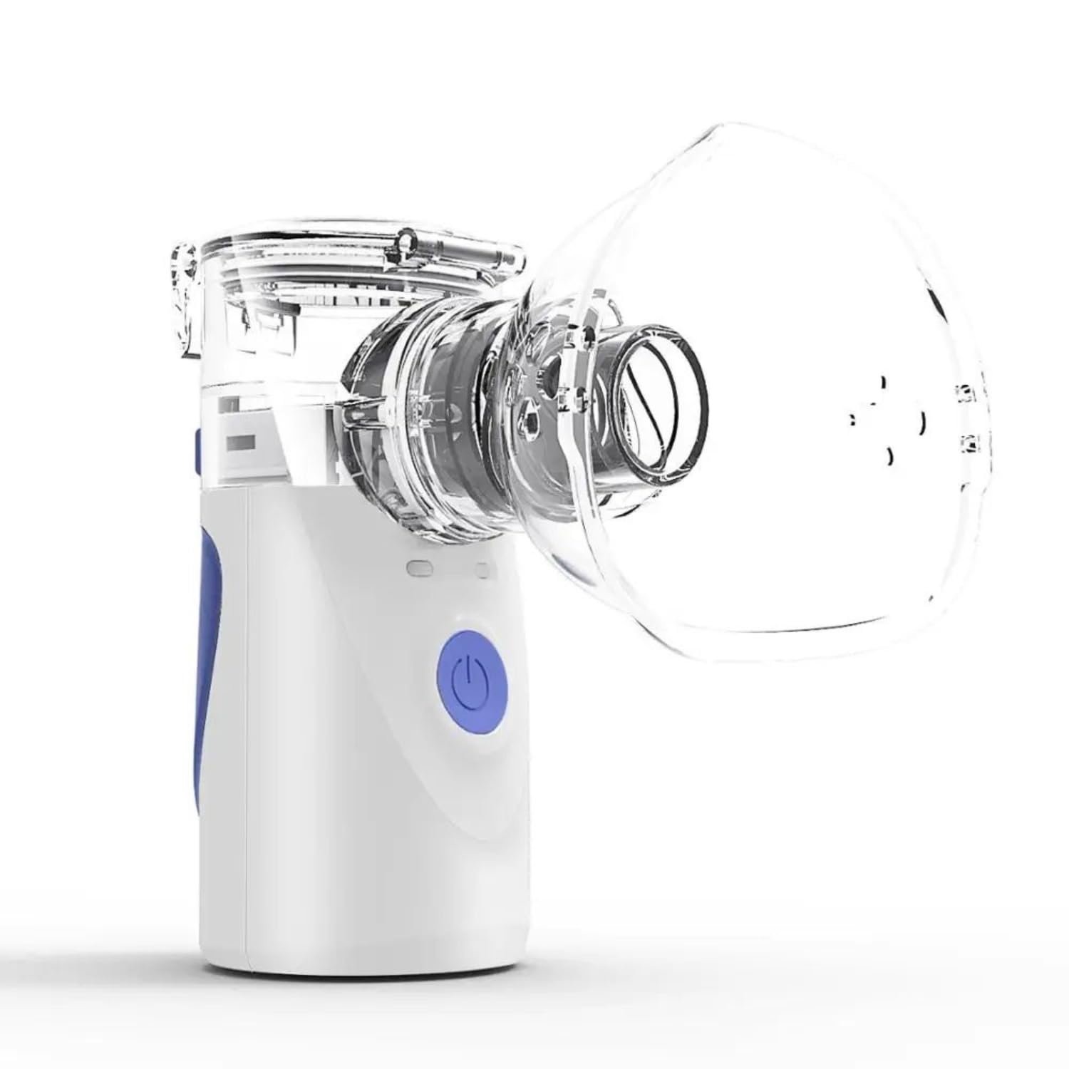 Nebulizador Inalador Portátil Ultrassônico USB ou Pilhas AA Uso Direto na Tomada Silencioso com Máscaras Adulto Infantil Bocal Atomizador para Asma Bronquite Rinite Sinusite Tosse e Terapia Respiratória