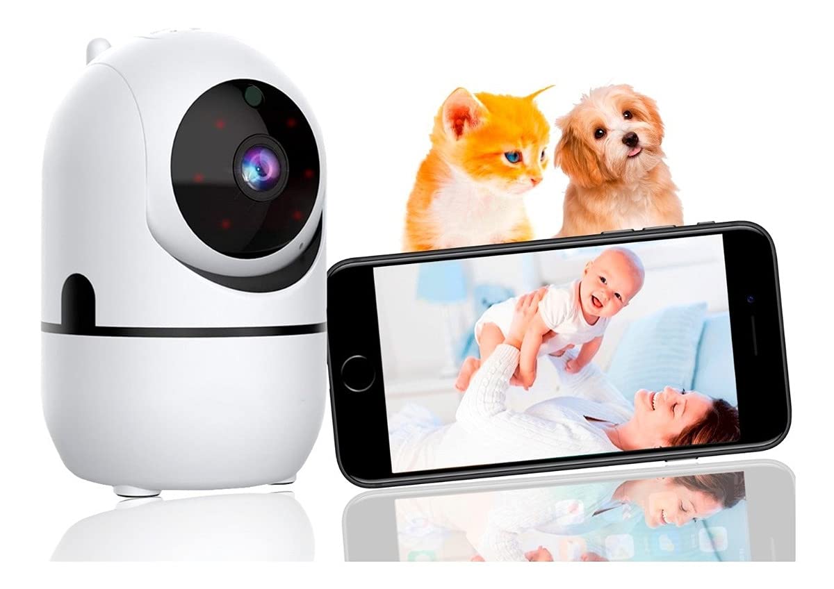 Babá Eletrônica Câmera Sem Fio Wifi Visão Noturna Microfone