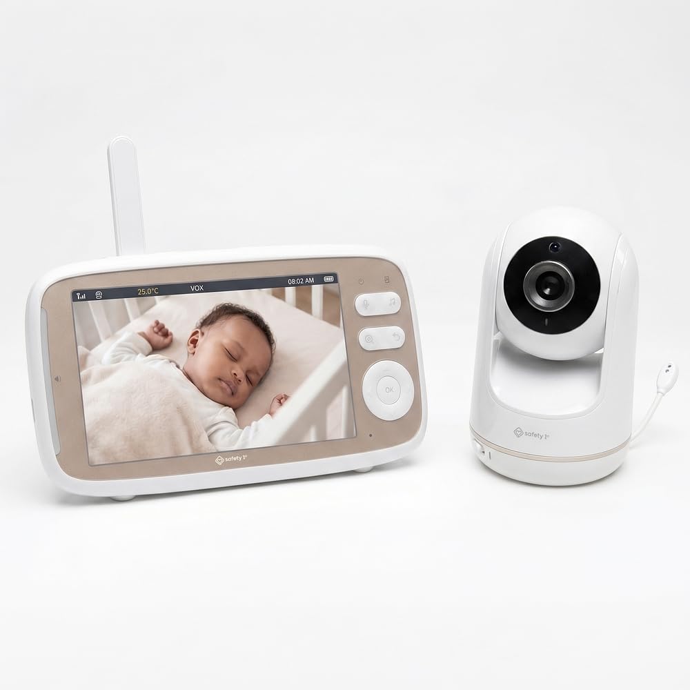 Babá Eletrônica Safety 1st, Ultra View com monitor, White