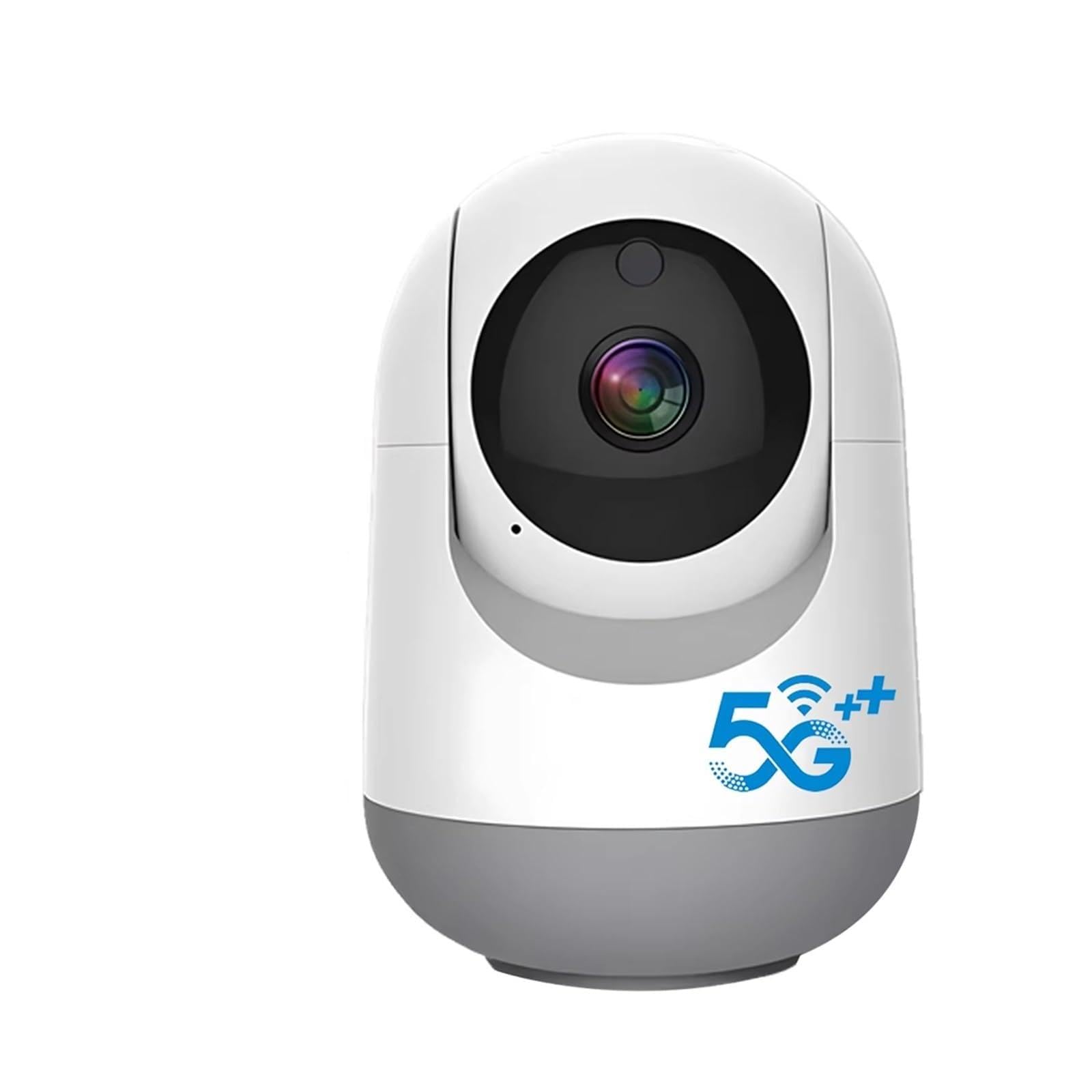 Câmera de segurança interna WiFi de banda dupla 4MP 2.4G / 5G, monitor de bebê com rastreamento automático de detecção humana AI(US Plug,4MP 64G TF Card)