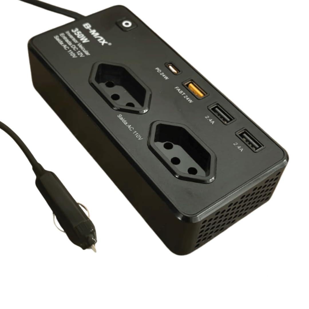 Inversor Automotivo BM-F1522, 350W, 12V para AC 110V