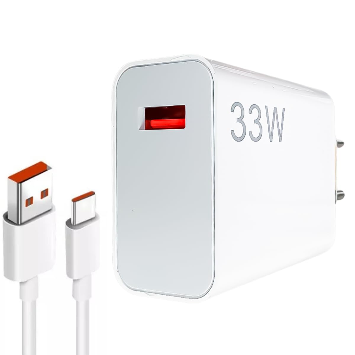 Carregador Tipo C Turbo 33W com Cabo USB para USB-C de 1 Metro | Fonte Compatível com Novo Iphone 15 16 Pro Max Plus Carregamento Rápido