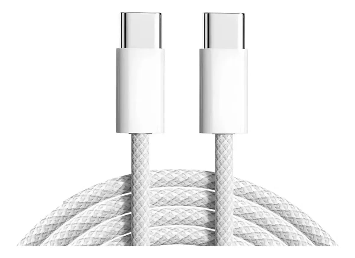 Cabo Usb C Profissional Indestrutível 2 metros Para iPhone 16 iPhone 15 16 Pro iPhone 17 Air 17 Pro Max iPhone 15 Pro (carregamento até 60W Transmite video 4K 60Hz e transfere arquivos em até 20 Gbps)