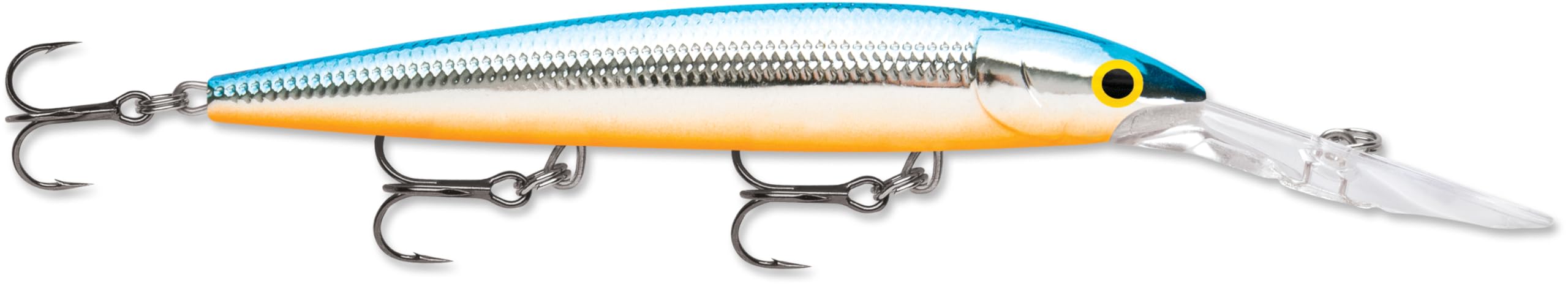 Isca artificial,Deep Husky Jerk, Rapala, Silver Blue, One Size