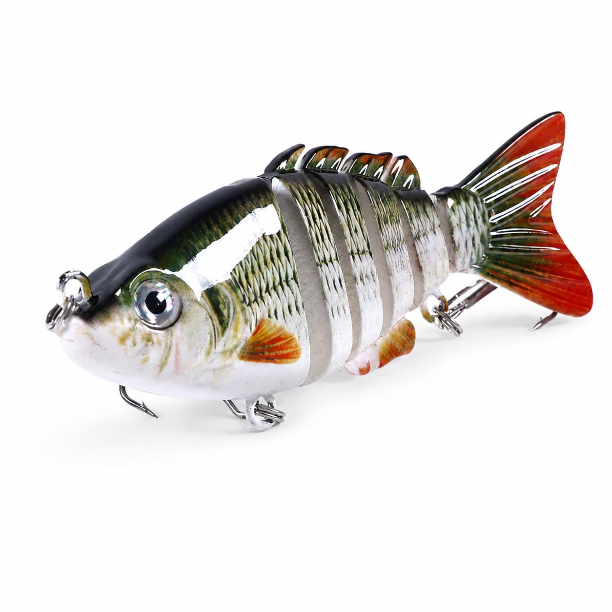LEGNA Isca Artificial Lambari Articulada 10cm Para Tucunaré Traíra Dourado Robalo Black Bass Meia Água 19g