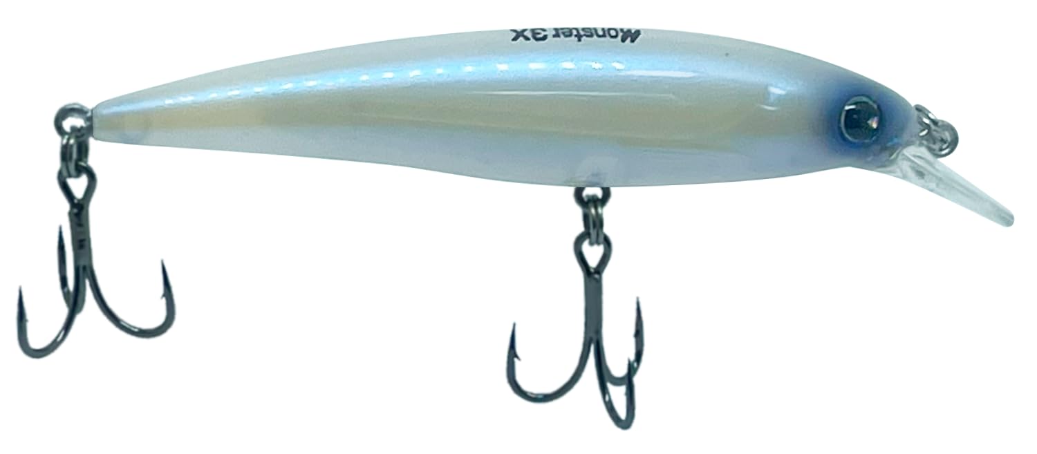Isca Artificial Hard de 8cm para Tucunarés - Ilusion - Monster 3X