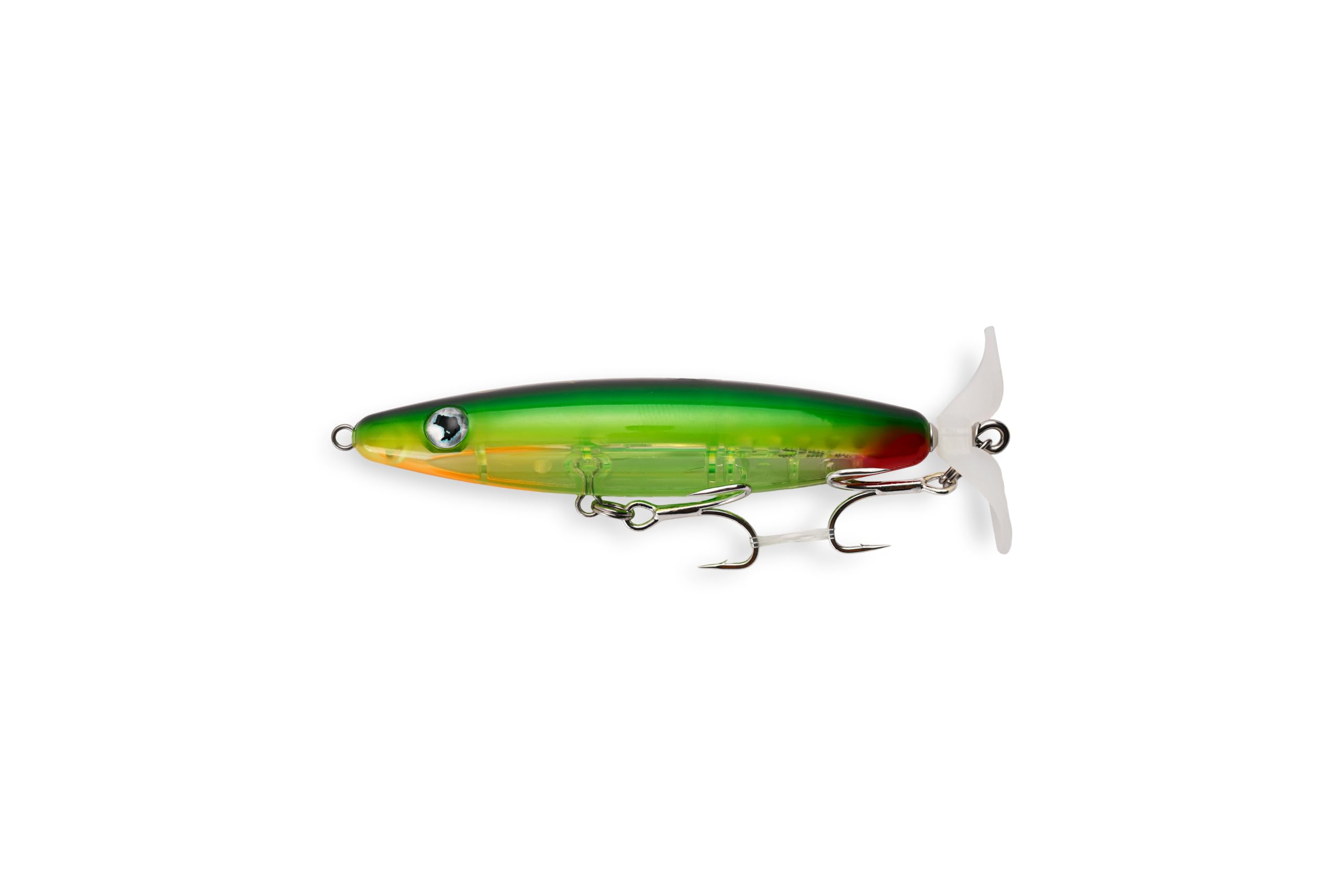 Isca Artificial BabyRex 105 com Hélice RolyMax Nylon – 20g – 10,5cm – Garateia BKK 6066-4X – Para Tucunaré, Pinima e Açu Médio