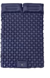 190 * 120 * 5 Cm Colchão Inflável Automático De Casal Sleeping Pad Ar Externo Portátil De Acampamento impermeável(Azul 190 * 120 * 5 Cm)