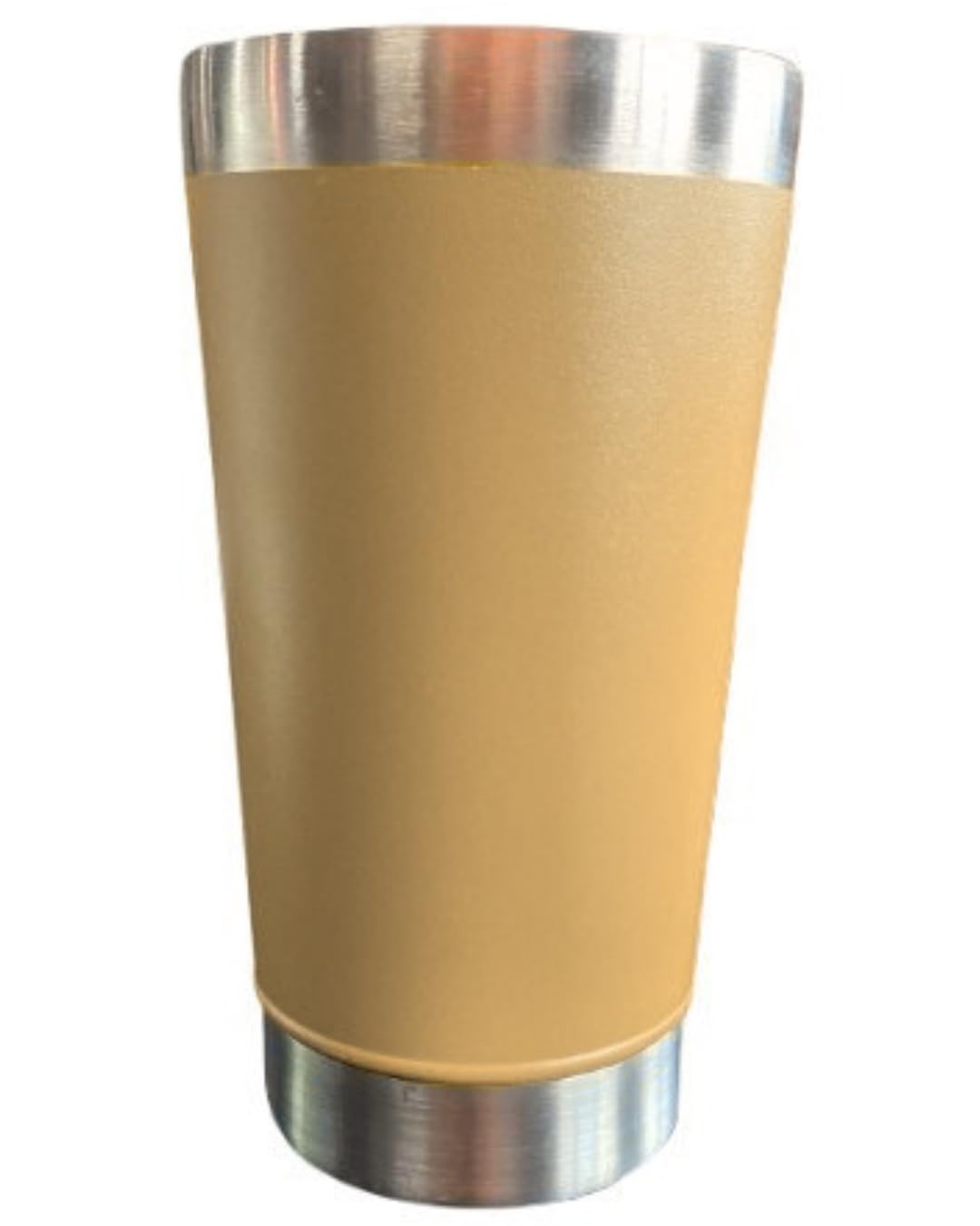 Copo Térmico 473ML Aço Inoxidável Com Isolante Térmico e Parede Dupla Para Manter a Bebida Quente e Gelada Com Tampa e Abridor Aclopado Para Bebidas Geladas e Quentes - MARROM CLARO