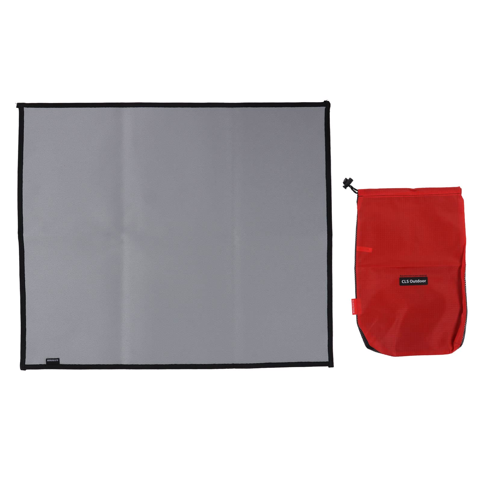 Tapete isolante térmico para churrasco, à prova de fogo, em tecido resistente a altas temperaturas, com revestimento de silicone, ideal para camping, grelhas e outros eventos ao (Pequena)