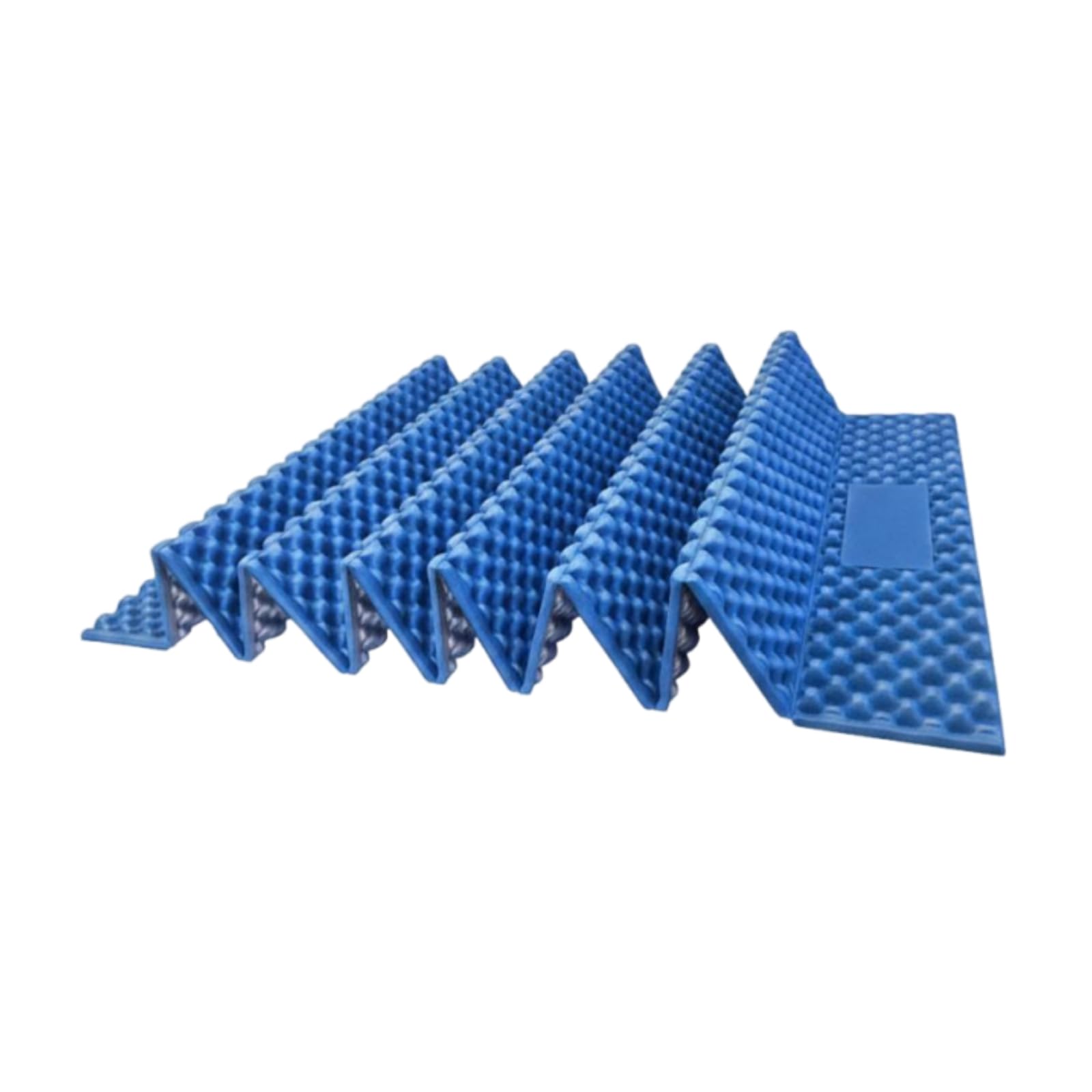 Colchonete isolante térmico para camping, leve e dobrável, em IXPE, com textura em favo de construção Ideal para mochilão, piqueniques e trilhas.