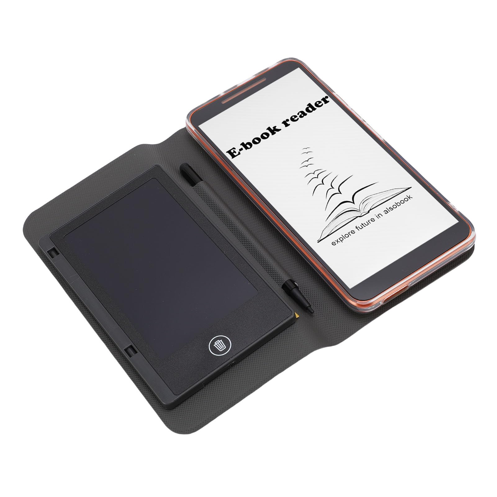 Kavolet Leitor de E Book 5,7 Polegadas HD WiFi BT E Reader Leitor Portátil Com Proteção Caso