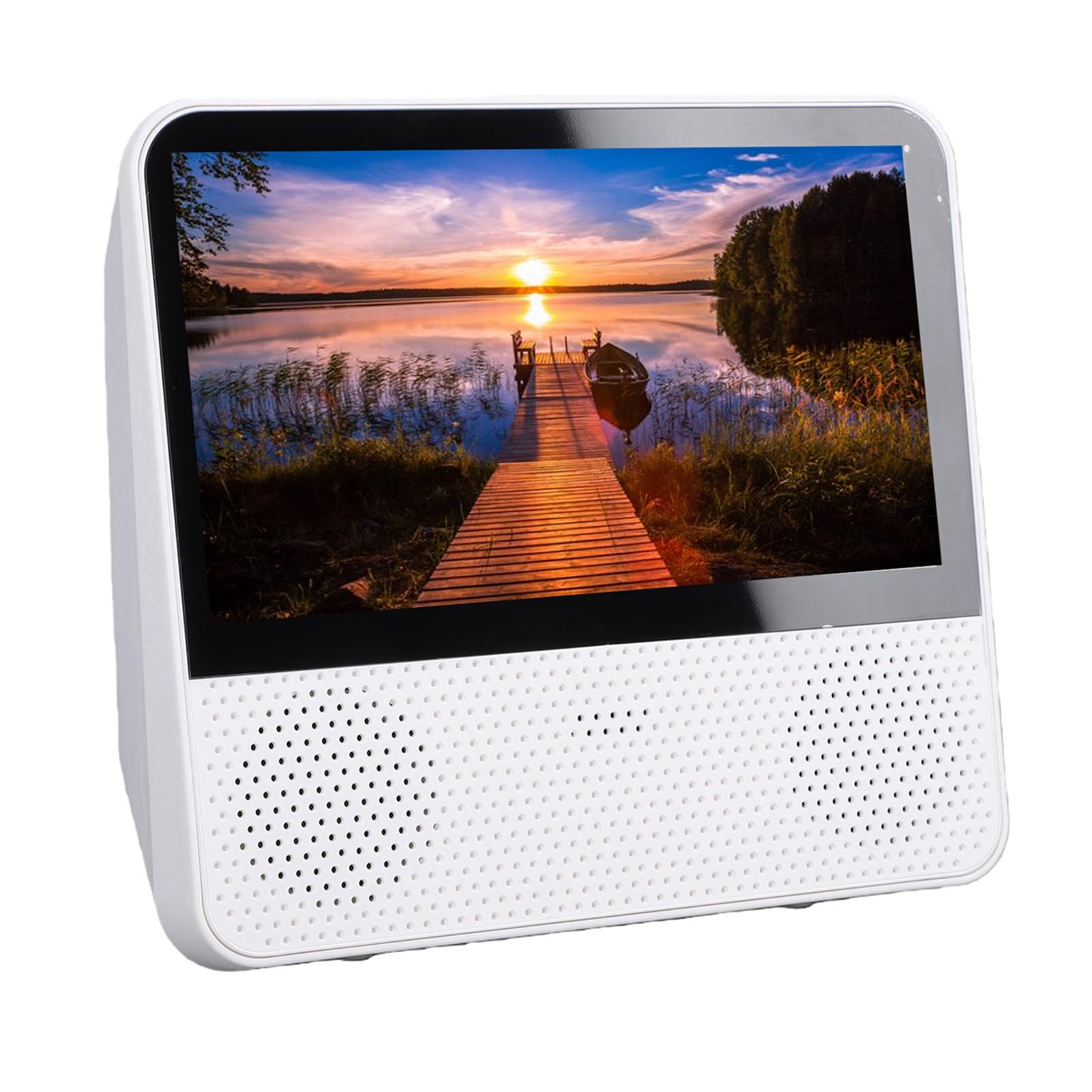 VBESTLIFE Leitor de DVD Portátil, Tela HD de 7 Polegadas, Design 4 Em 1 Com Leitor de CD Bluetooth USB AUX, para Viagens de Carro e Uso Doméstico (Plugue dos EUA)