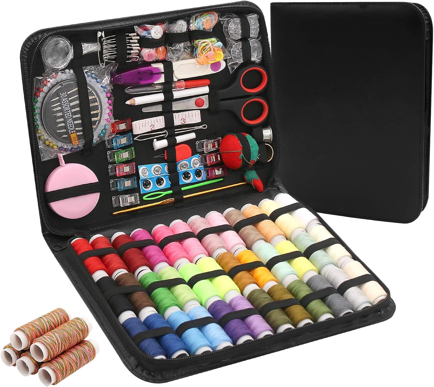 Kit de Costura E Linhas C/ 229 Peças, Kit Costura, Kit de Costura, Costura, Linha de Costura, Agulha de Costura, Costura Acessorios