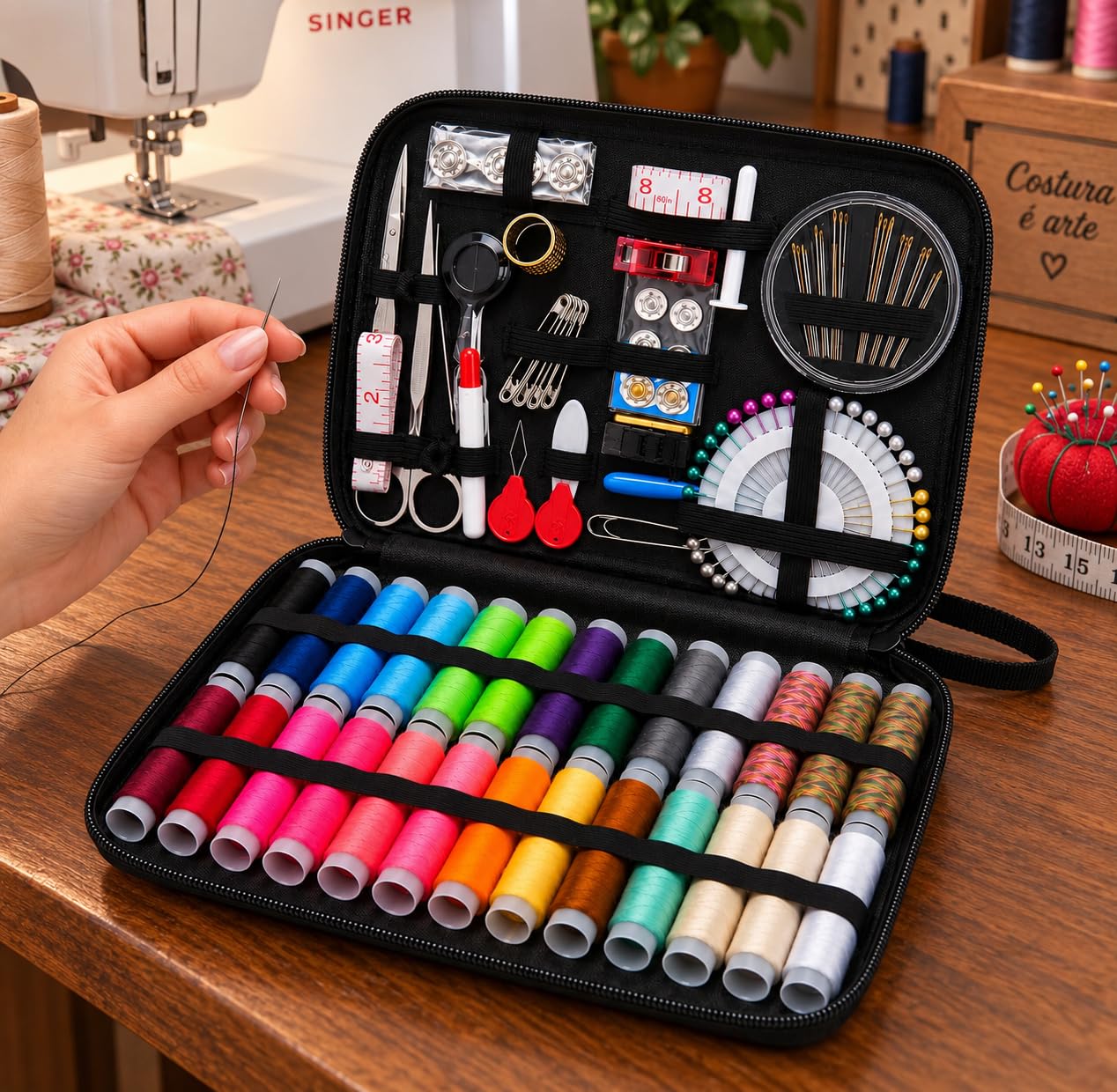 Kit de costura: comparação de modelos