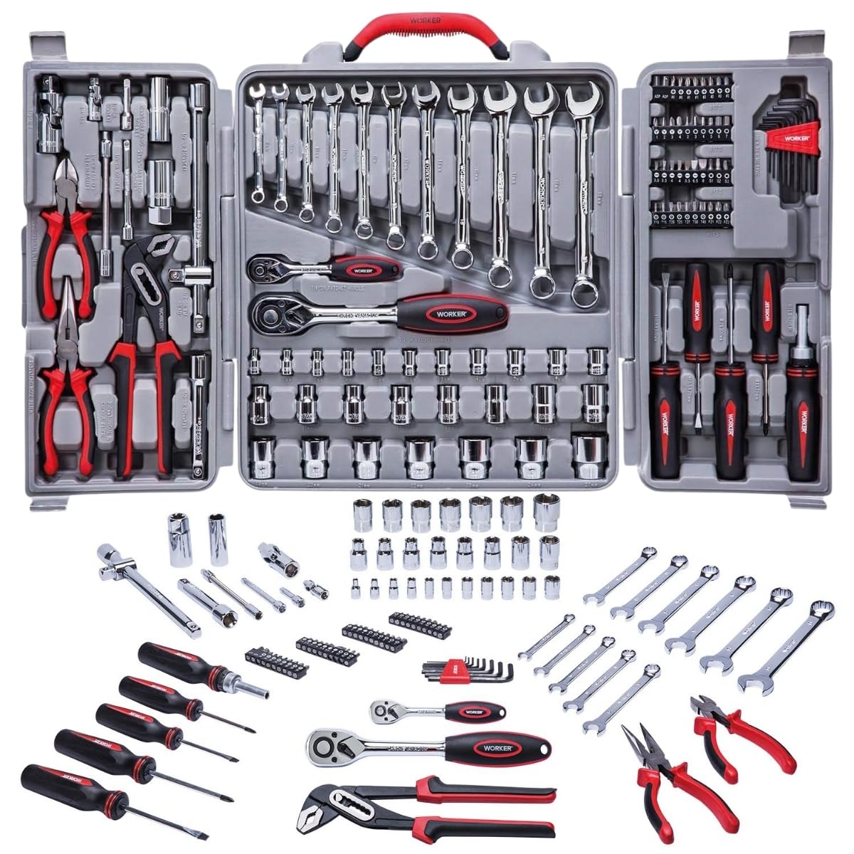 Kit de Ferramentas 110 Peças Worker 980803 980803