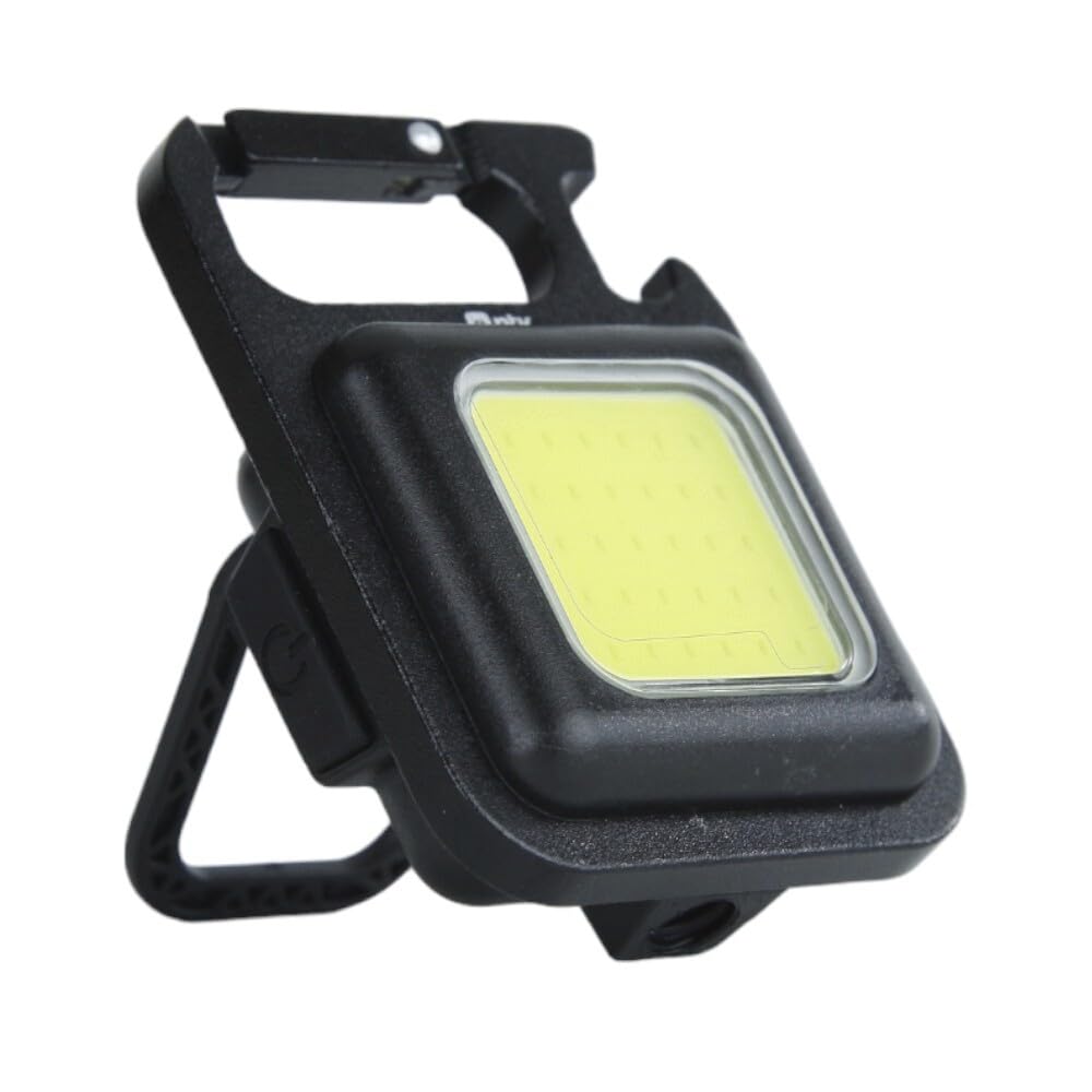 NTK, Lampião Recarregável Keyled com 3 Modos de Iluminação de 500 Lúmens e Alcançe 10 Metros, Preto