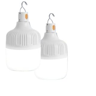 kit 2 Lâmpada Led Iluminação Para Acampamento Camping Pescaria Usb Lampião(60w * 6)