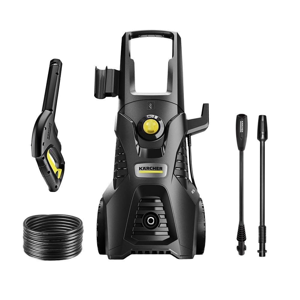 Kärcher Lavadora de Alta Pressão Elétrica K5 2100PSI/Libras 380L/h 1900W Motor Indução Com Jato Turbo Rotativo e Jato Leque Regulável 127v