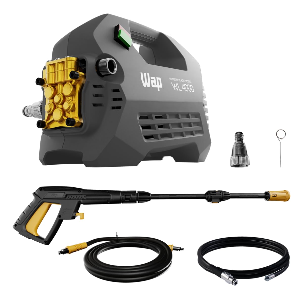 WAP Desobstruidora e Lavadora de Alta Pressão WL 4000 ULTRA, 420L/h, com Motor de Indução, 1950psi 2000W 220V