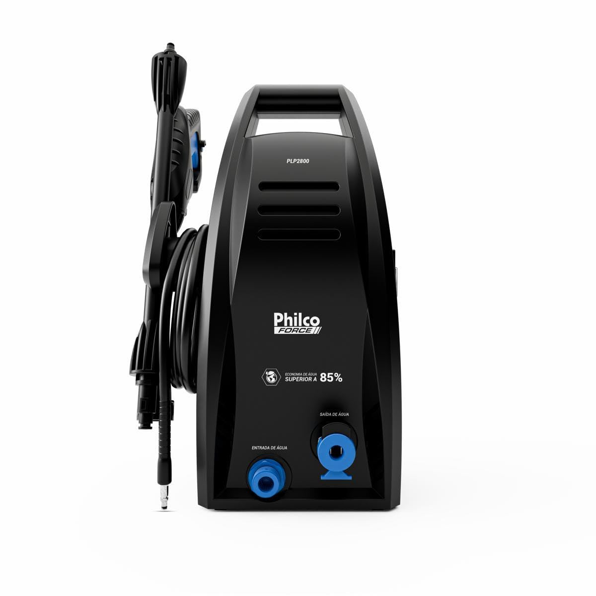 Philco Lavadora de Alta Pressão 1800psi Force PLP2800 1600W Preto com Detalhes em Azul Energia elétrica