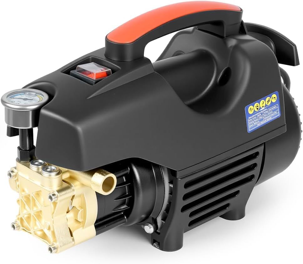 Lavadora de Alta Pressão 220V (220V, Volts), 2400W, Lavadora Alta Pressão Motor Indução, Profissional, Três Modos Regulagem, Ideais Limpar Carros, Quintais, Pisos e Produtos Agrícolas
