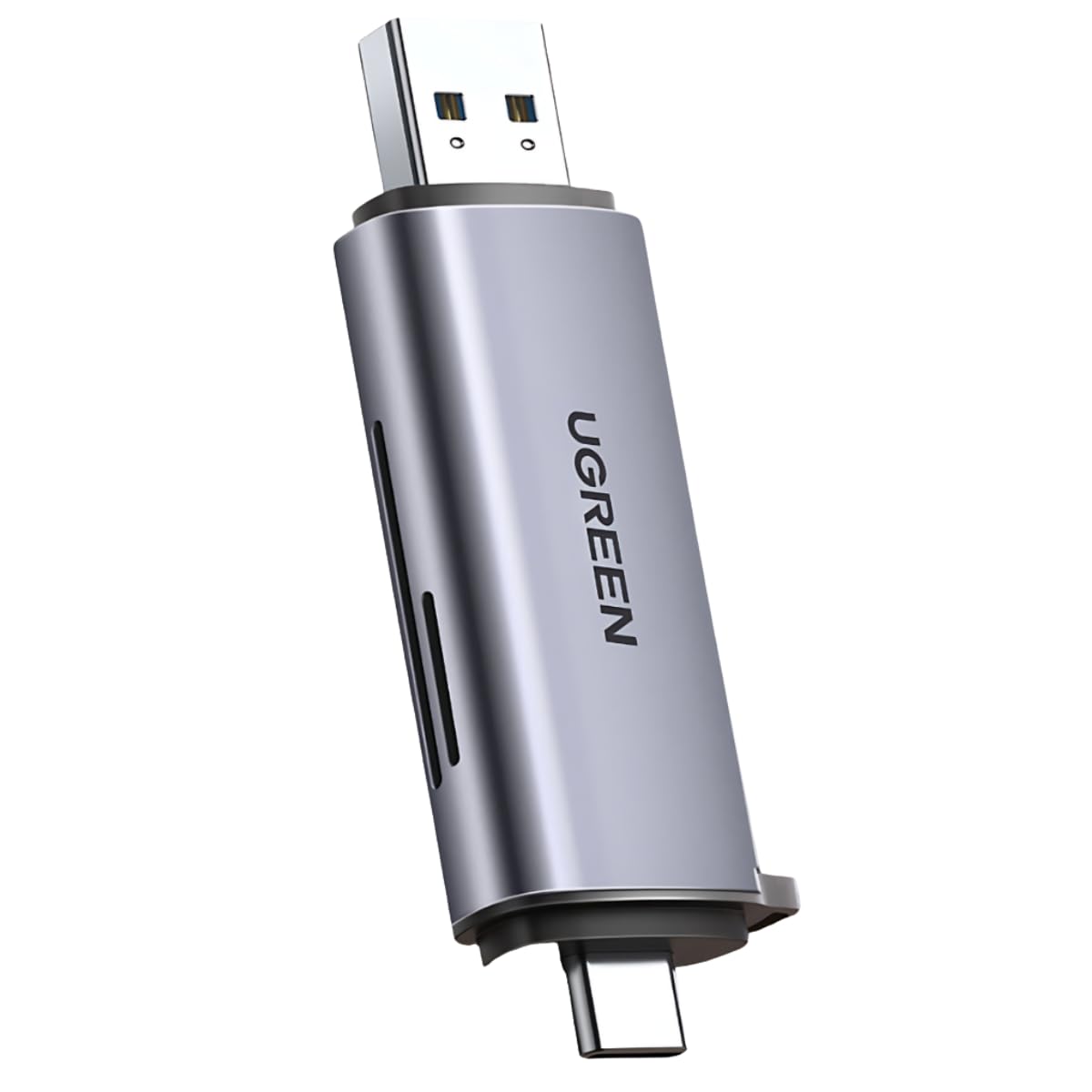 Adaptador Leitor de Cartão USB-C USB-A 3.0 SD MicroSD 5Gbps OTG