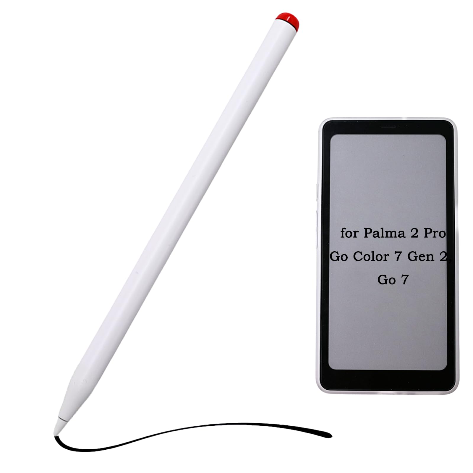 Caneta Active Stylus para BOOX Palma2 Pro, Go 7, caneta para BOOX InkSense Plus Active Stylus compatível com Palma 2 Pro, Go Color 7 Gen II [Not Go Color 7 Gen I]