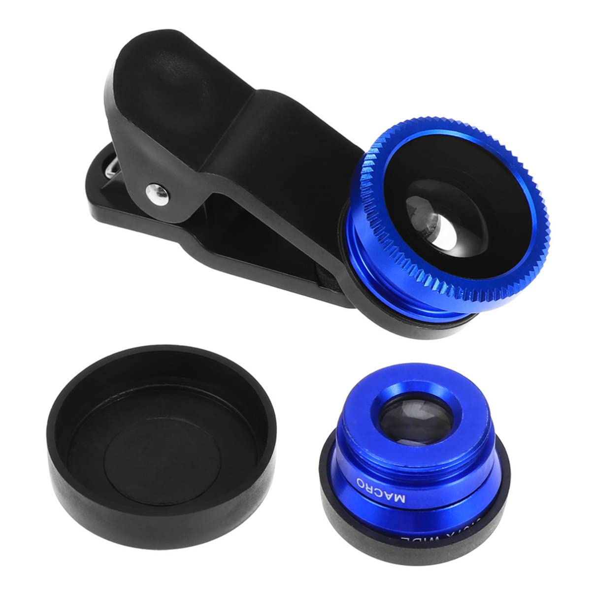UKCOCO 3 1 kit de lentes telefoto lente macro para celular mini quarto smartphones lente macro do telefone móvel clipe na lente para celular telescópico Lente grande angular apêndice