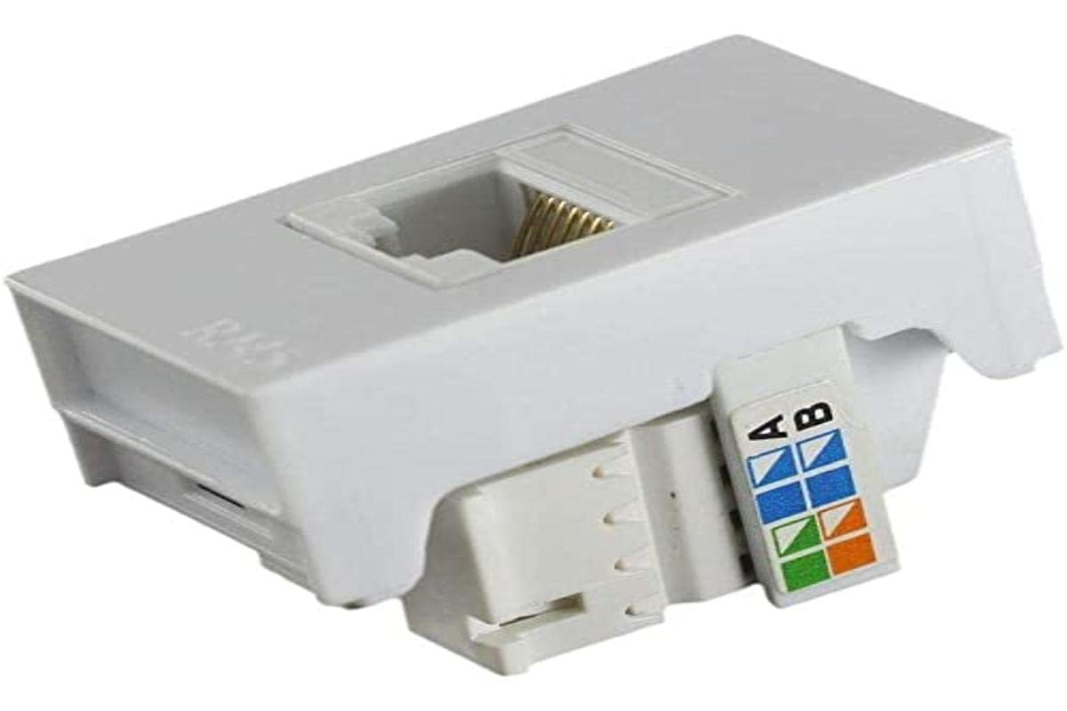 Módulo Tomada De Rede Rj45 8 Fios - Linha Slim Ilumi
