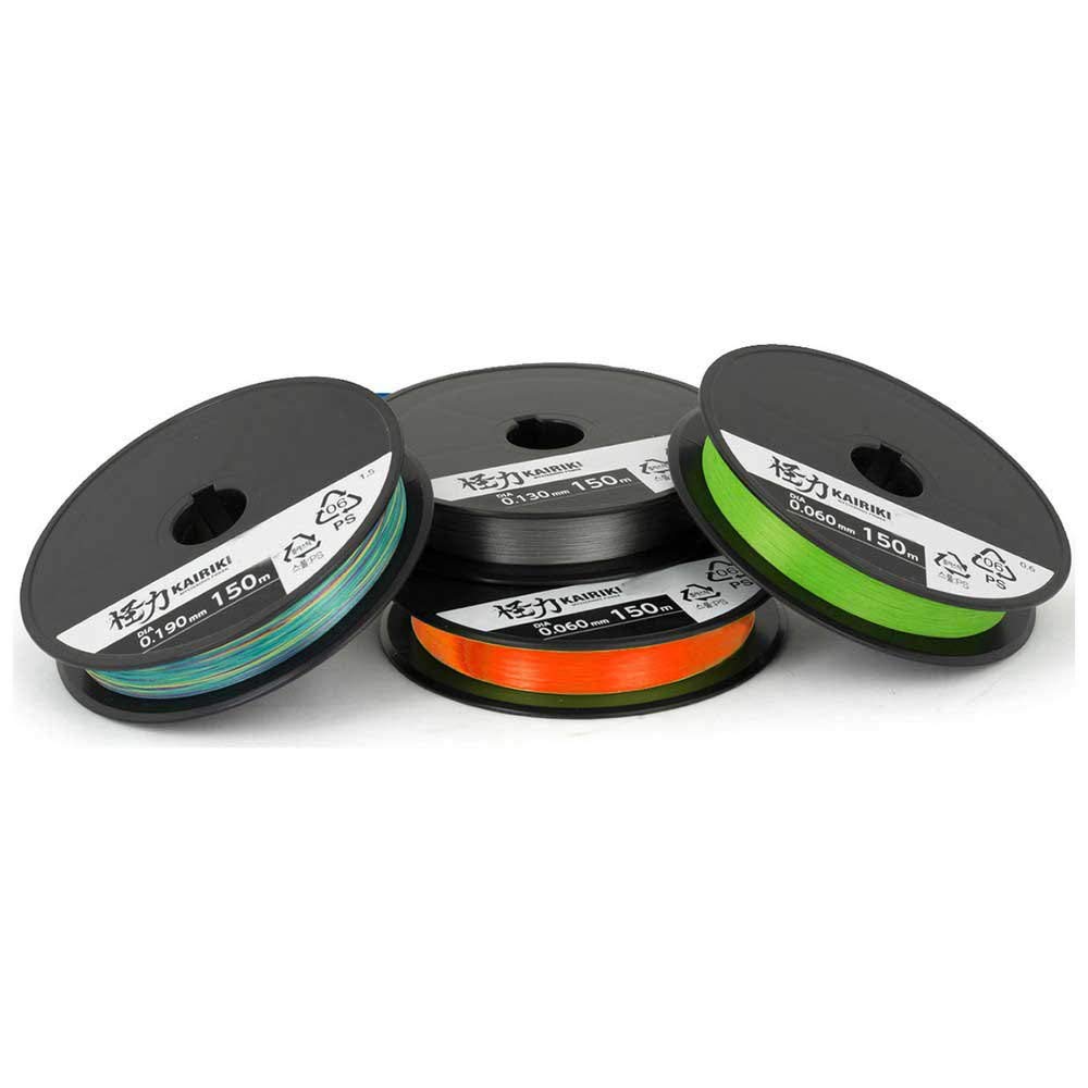 SHIMANO, LINHA DE PESCA MULTIFILAMENTO SHIMANO KAIRIKI 4X LD M54TE 20LB - 9KG - 0.200MM - 150M -CINZA