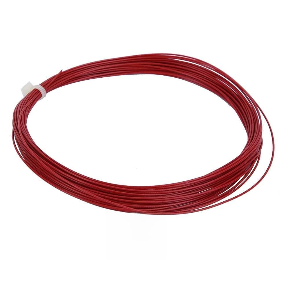 Luqeeg Linhas de Corda Multifilamento Duráveis para Badminton, 10m de Alta Flexibilidade para Treinamento de Raquete de Badminton, 2 Peças, Preto, Vermelho, Branco, Verde