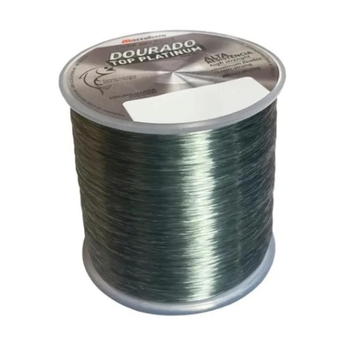 Mazzaferro Linha de Pesca Monofilamento 100g Top Platinum Dourado - Carretel Resistente para Pesca Esportiva, Várias Medidas