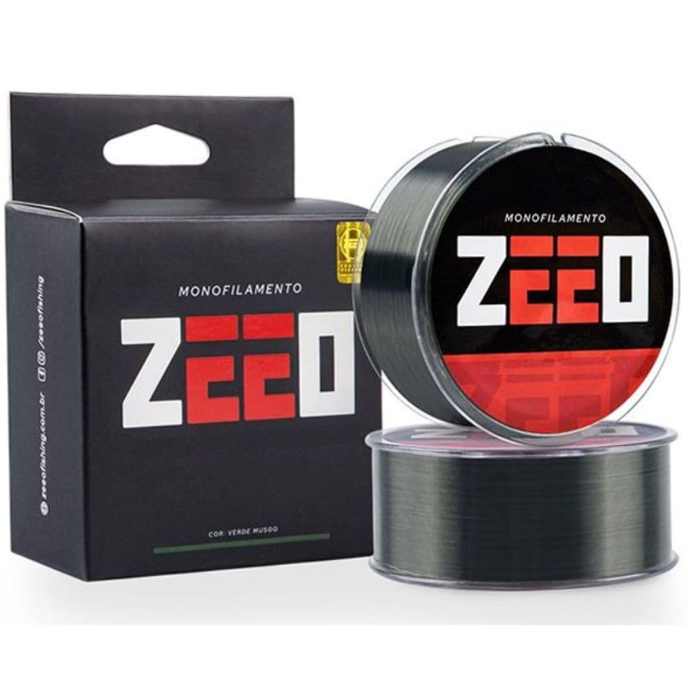 Zeeo Fishing Linha Zeeo Monofilamento 0,30mm 14lb 300m Verde Musgo