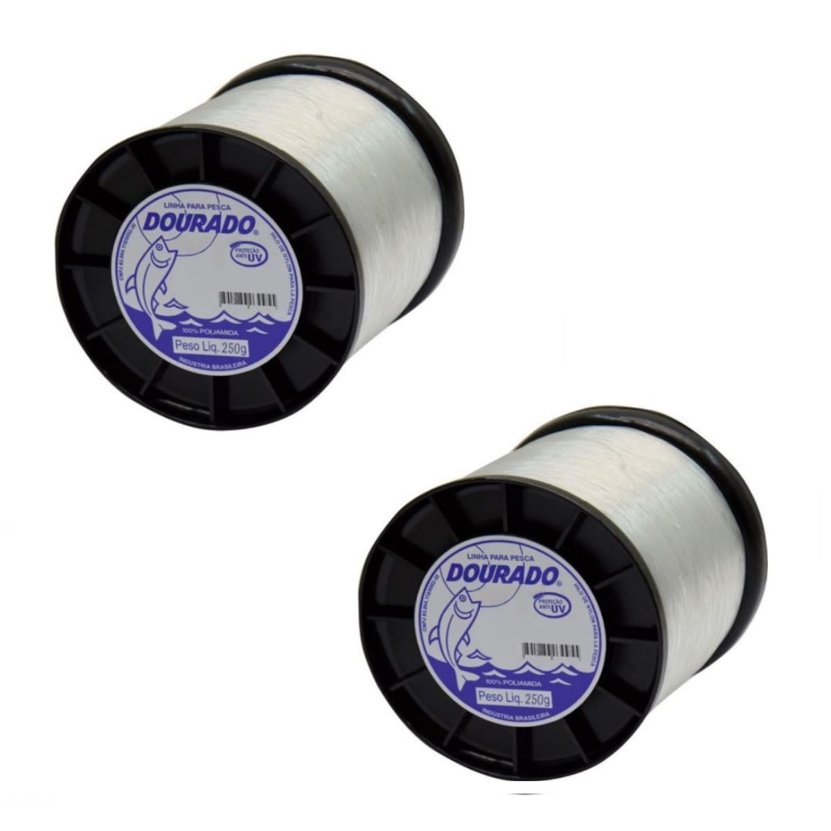 Jaú Pesca Linha de Pesca Dourado Premium, Monofilamento 100% Poliamida, 250g, 730m, Resistência 37,5 lbs