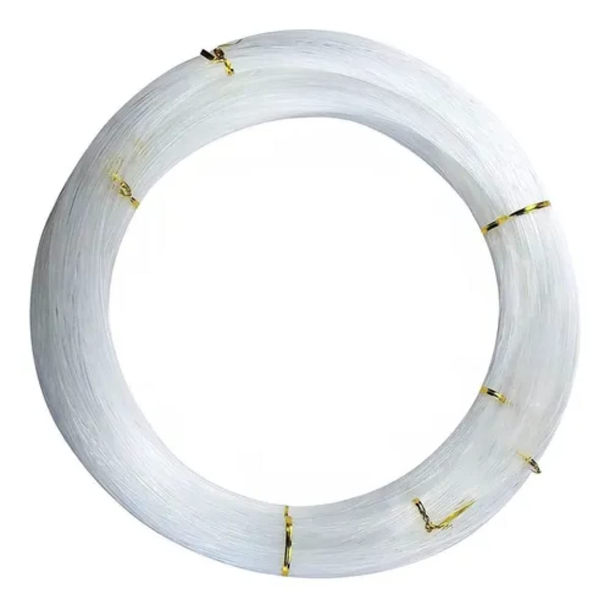 Mazzaferro Linha de Nylon Meada 100 Metros Monofilamento Para Pesca Pesada Profissional Azul Branco Verde