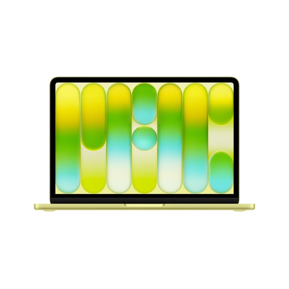 Apple 2026 MacBook Neo (13 pol. com chip A16 Pro, pensado para IA e Apple Intelligence, tela Liquid Retina, 8 GB de memória unificada, SSD de 256 GB e câmera FaceTime HD de 1080p); Amarelo-cítrico