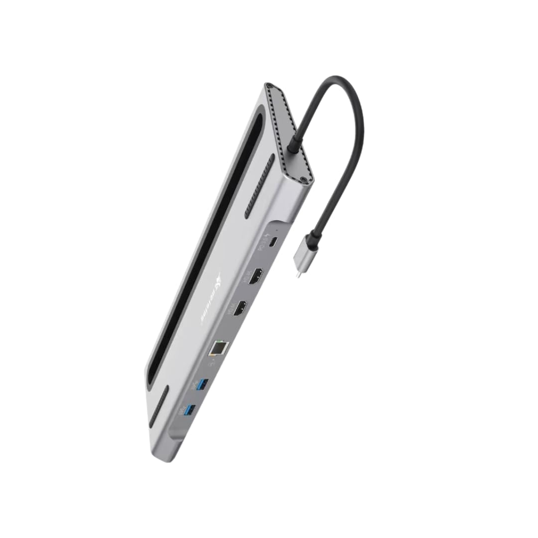 Hub USB-C 6 em 1 Dock Station Multifuncional Peining – HDMI 4K, RJ45, USB 3.0, PD 3.0 – Expansão Completa para Tablet, Notebooks e MacBooks