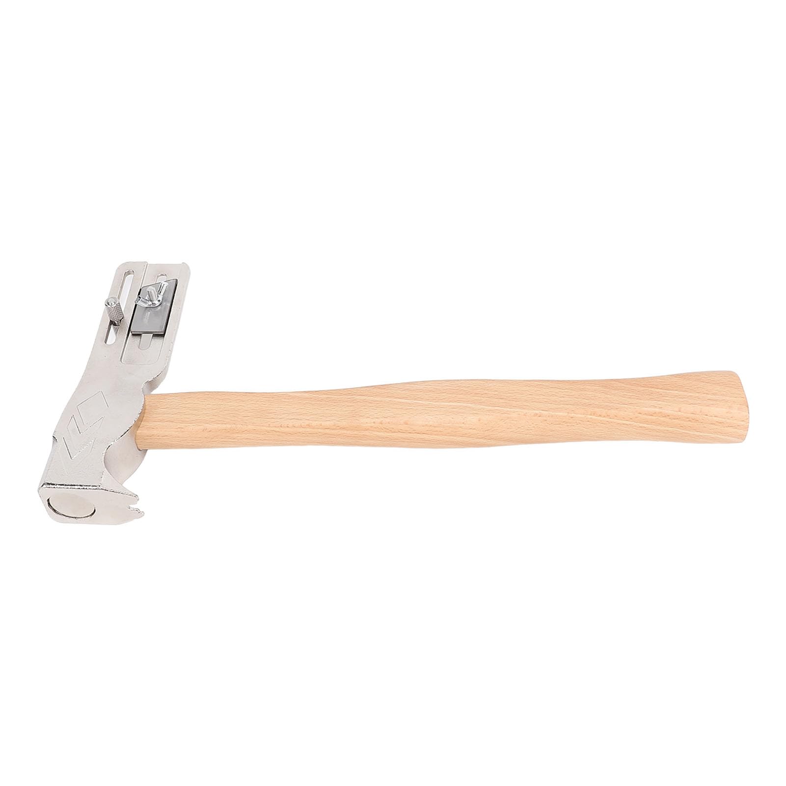 Machadinha MWT-005-MH de 482 g, machadinha de telhado magnética, machadinha para drywall, martelo de telha de aço carbono com alça de madeira, para reparo de telhado