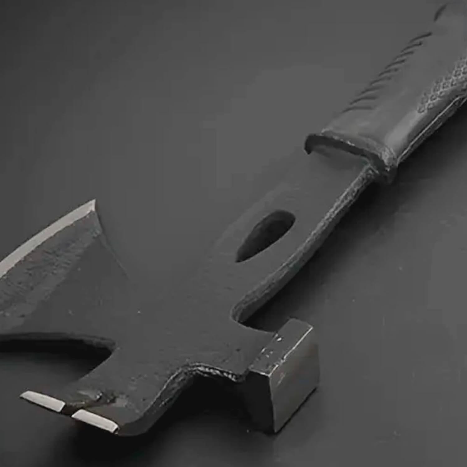 Machadinha Compacta 31cm em Aço Resistente – Ferramenta 3 em 1 com Cabo Antiderrapante para Camping, Jardinagem e Reparos