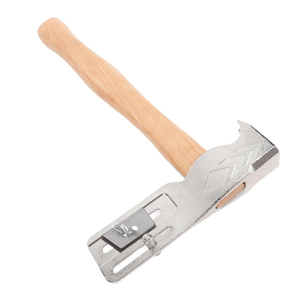 Machadinha de telhado MWT005MH, machadinha de telhado magnética, telha de aço carbono com alça de , para reparo de telhado, 34 cm
