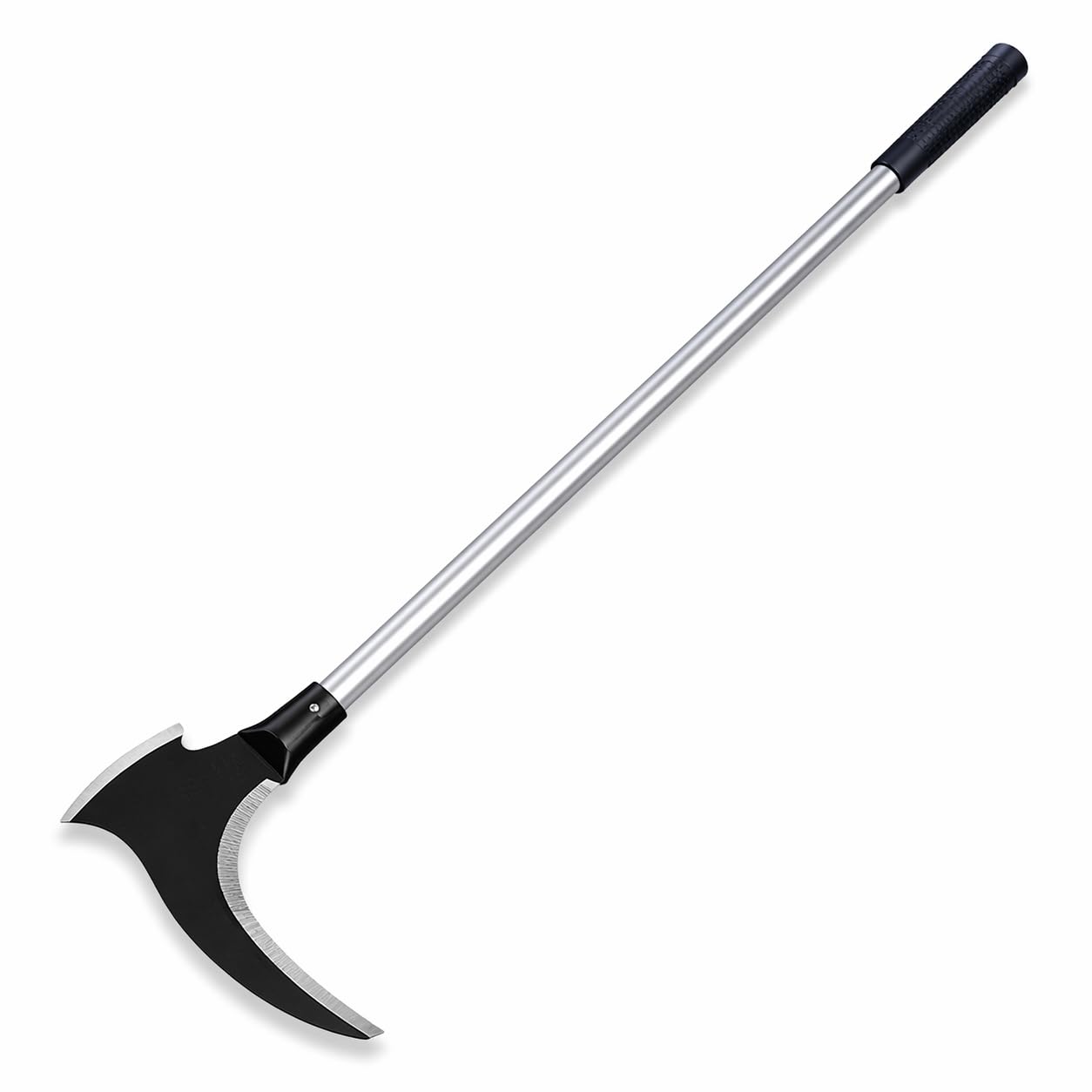Foice Machadinha Multifuncional para Jardinagem com Cabo Longo 60cm em Aço Resistente | Ferramenta para Capina, Colheita, Roçada, Camping e Agricultura
