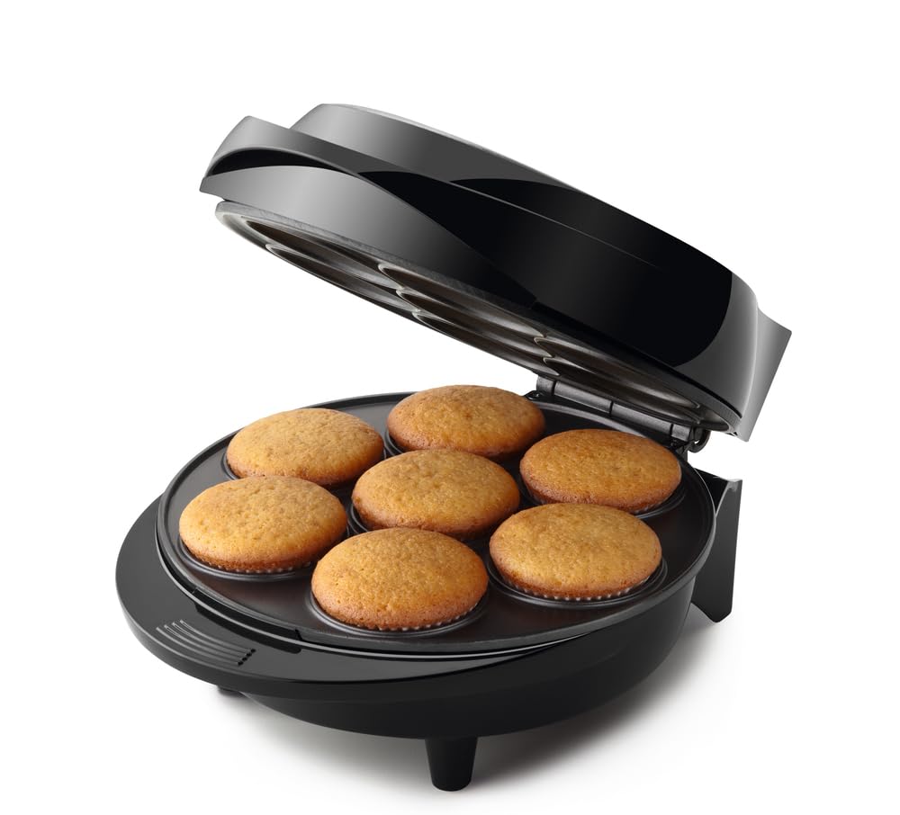 MONDIAL Máquina de Cupcake Pratic, Preto/Inox, 1000W, 110V - CK-01